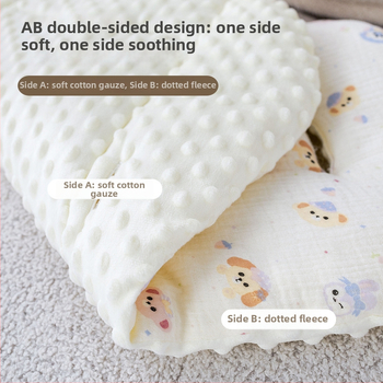 Beebi kärukäru matt – puuvillane istmepadi karikatüriga, kõigi aastaaegade jaoks, sobib 1–3-aastastele