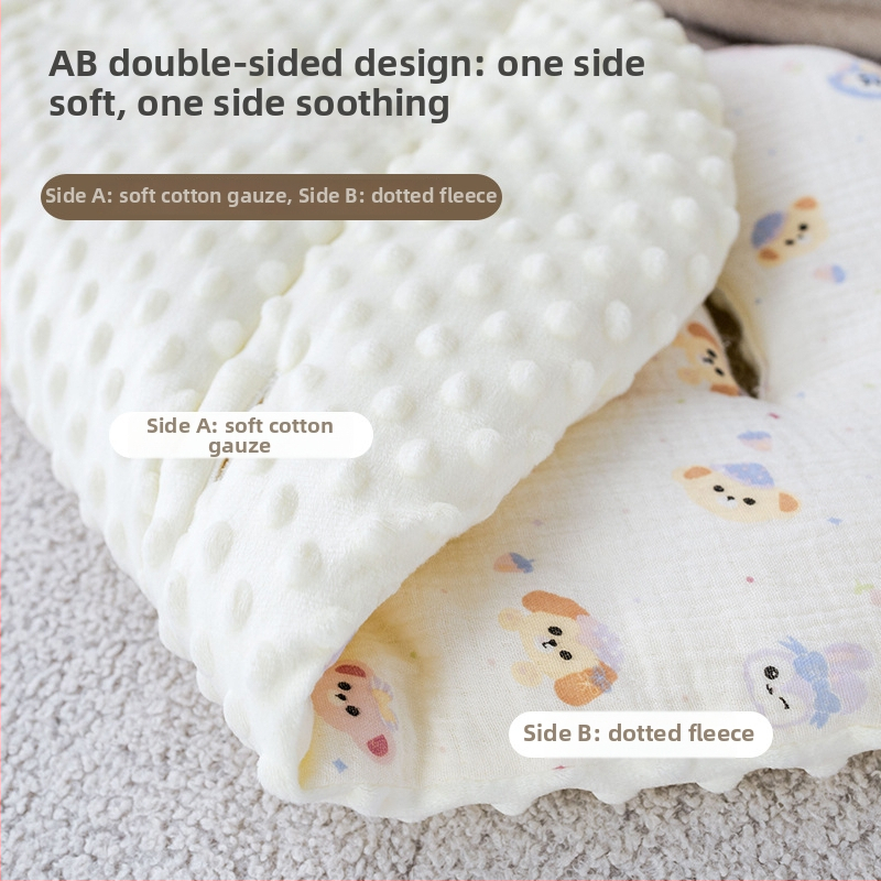 Beebi kärukäru matt – puuvillane istmepadi karikatüriga, kõigi aastaaegade jaoks, sobib 1–3-aastastele