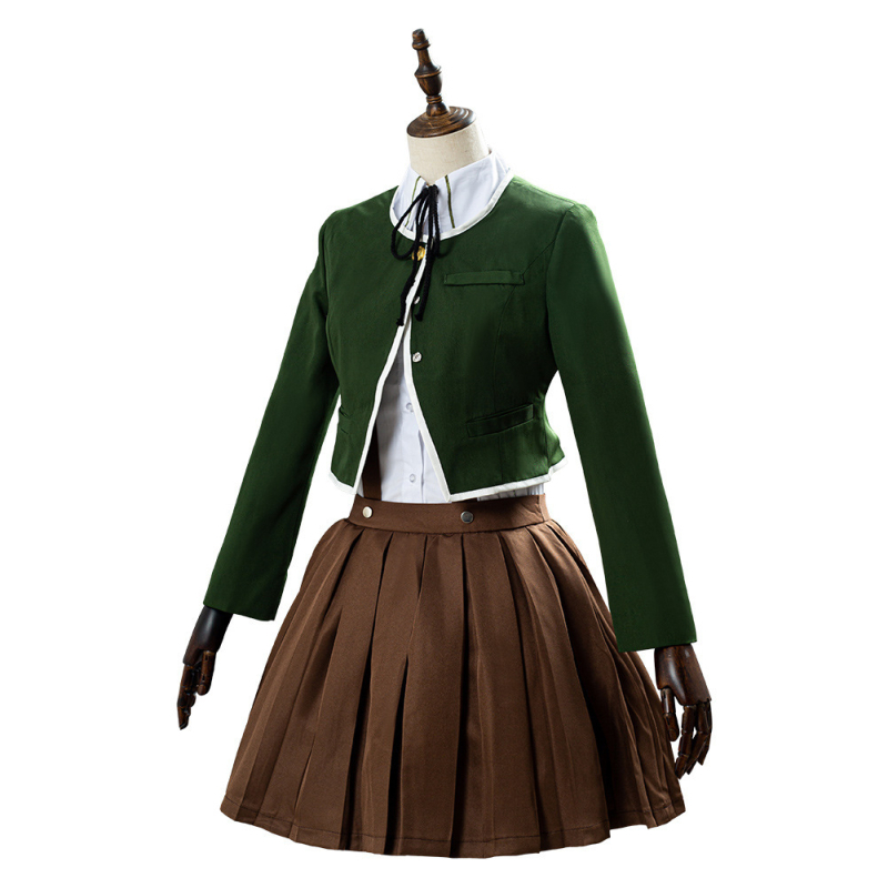 Danganronpa Fumika Shinonome cosplay mokyklos uniformos rinkinys – moterims, poliesterio mišinys 50/50, 2025 m. pavasaris