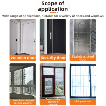 Уплътнител за рамка на врата – безшумна лента за фуги, лепяща лента за врати и прозорци, Milky, 1 бр., Баркод: 001, Частна марка: Да, Внос: Не