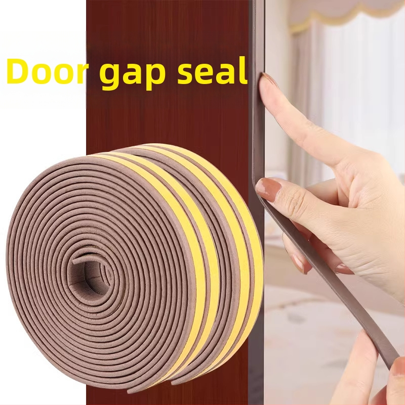 Уплътнител за рамка на врата – безшумна лента за фуги, лепяща лента за врати и прозорци, Milky, 1 бр., Баркод: 001, Частна марка: Да, Внос: Не