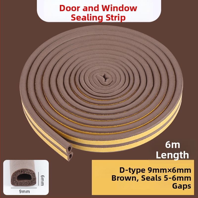 Уплътнител за рамка на врата – безшумна лента за фуги, лепяща лента за врати и прозорци, Milky, 1 бр., Баркод: 001, Частна марка: Да, Внос: Не