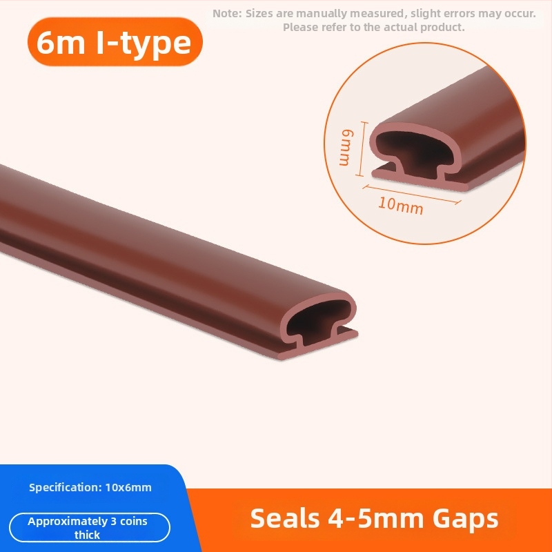 Уплътнител за рамка на врата – безшумна лента за фуги, лепяща лента за врати и прозорци, Milky, 1 бр., Баркод: 001, Частна марка: Да, Внос: Не