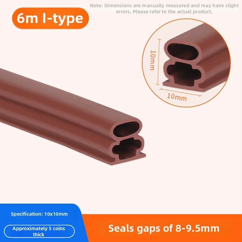 Уплътнител за рамка на врата – безшумна лента за фуги, лепяща лента за врати и прозорци, Milky, 1 бр., Баркод: 001, Частна марка: Да, Внос: Не