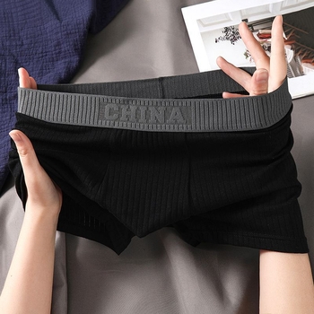 Мъжки боксерки: дишащ памук 90–95%, трикотаж, средна талия, антибактериални, оформящ силуета