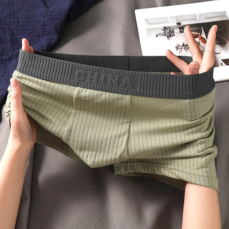 Мъжки боксерки: дишащ памук 90–95%, трикотаж, средна талия, антибактериални, оформящ силуета