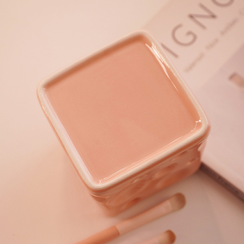 Керамична настолна кутия за съхранение, без капак, обем 18 л, модерен минималистичен стил, подходяща за дневна, спалня и кабинет