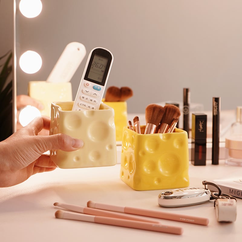 Керамична настолна кутия за съхранение, без капак, обем 18 л, модерен минималистичен стил, подходяща за дневна, спалня и кабинет