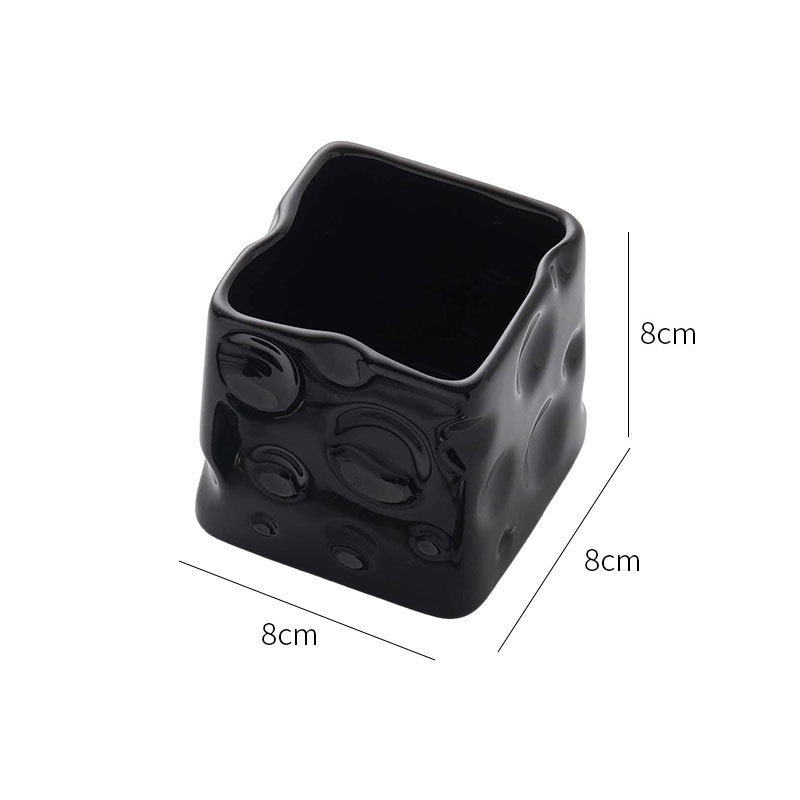 Керамична настолна кутия за съхранение, без капак, обем 18 л, модерен минималистичен стил, подходяща за дневна, спалня и кабинет