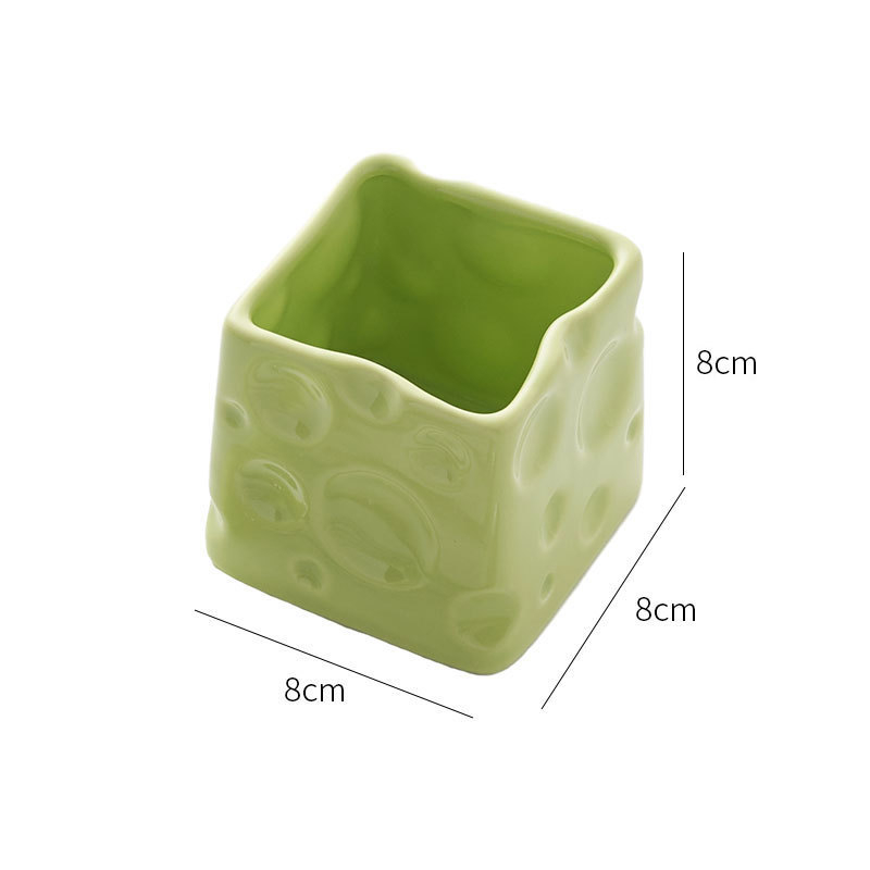 Керамична настолна кутия за съхранение, без капак, обем 18 л, модерен минималистичен стил, подходяща за дневна, спалня и кабинет