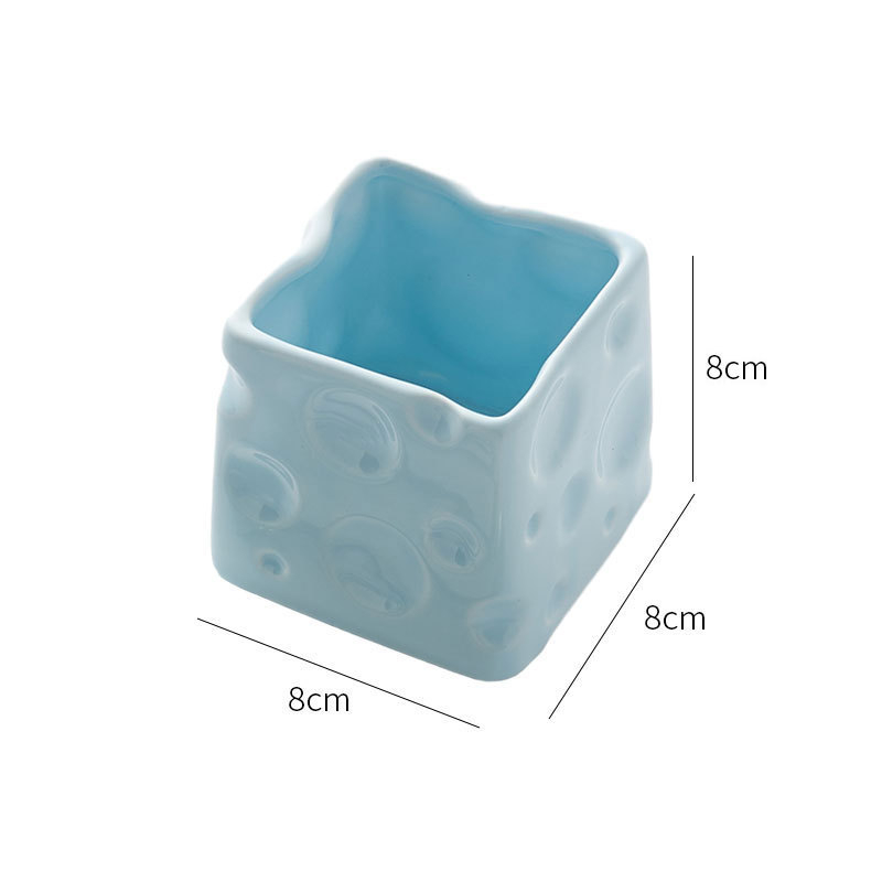 Керамична настолна кутия за съхранение, без капак, обем 18 л, модерен минималистичен стил, подходяща за дневна, спалня и кабинет