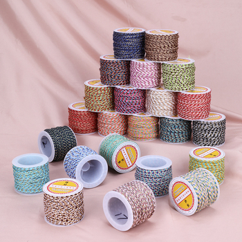 Жична тел за бижута — ръчно преплетена връв, народен стил, благородна шарка (Тип: Жична тел; Материал: Връв; Обработка: ръчно преплетена; Стил: народен; Шарка: благородна)