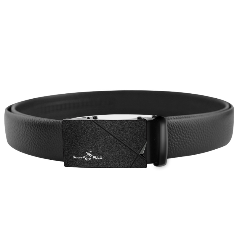 Paul Light Luxury мъжки колан с крокодилски модел и автоматична катарама – катарама от сплав, ръчна изработка, етно/екзотичен стил