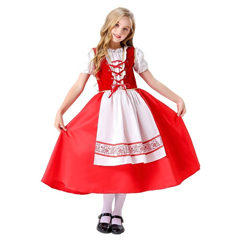 Raudonosios kepuraitės cosplay kostiumas scenos dramoje - moterims, poliesterio audinys 90–95%, prekių ženklas Hiru