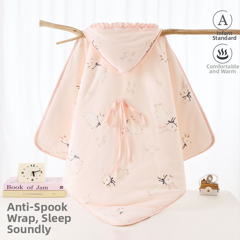 Naujagimių gimdymo palatos pledas, tankus medvilninis pledas su poliesterio užpildais, gyvūnų raštas, pavasaris, ruduo ir žiema