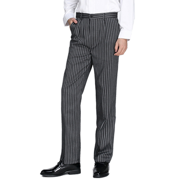 Vyrų virtuvės šefų darbo kelnės - drėgmės valdymas, laisvas kirpimas, tvirtos ir atsparios dėvėjimui, visiems metų laikams, 100% akrilas