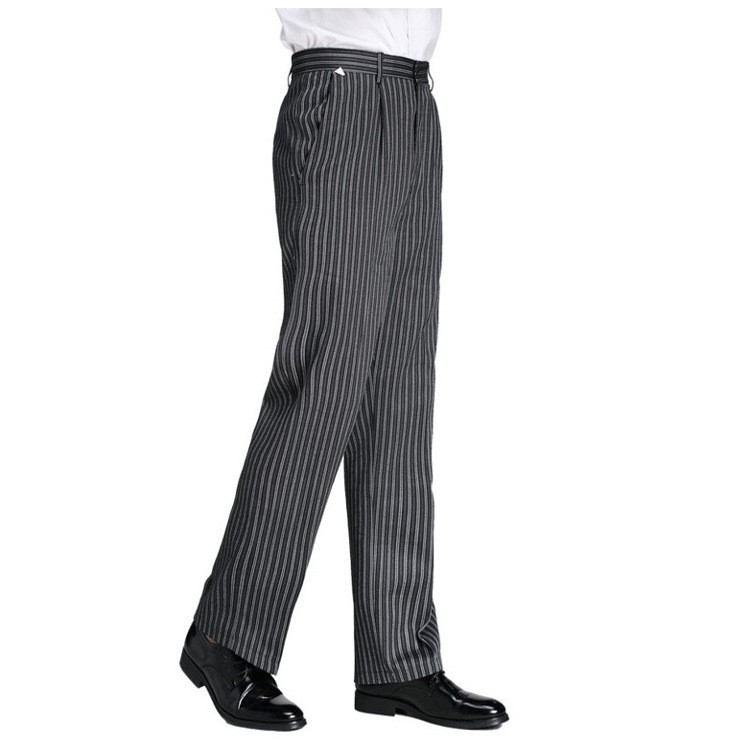 Vyrų virtuvės šefų darbo kelnės - drėgmės valdymas, laisvas kirpimas, tvirtos ir atsparios dėvėjimui, visiems metų laikams, 100% akrilas