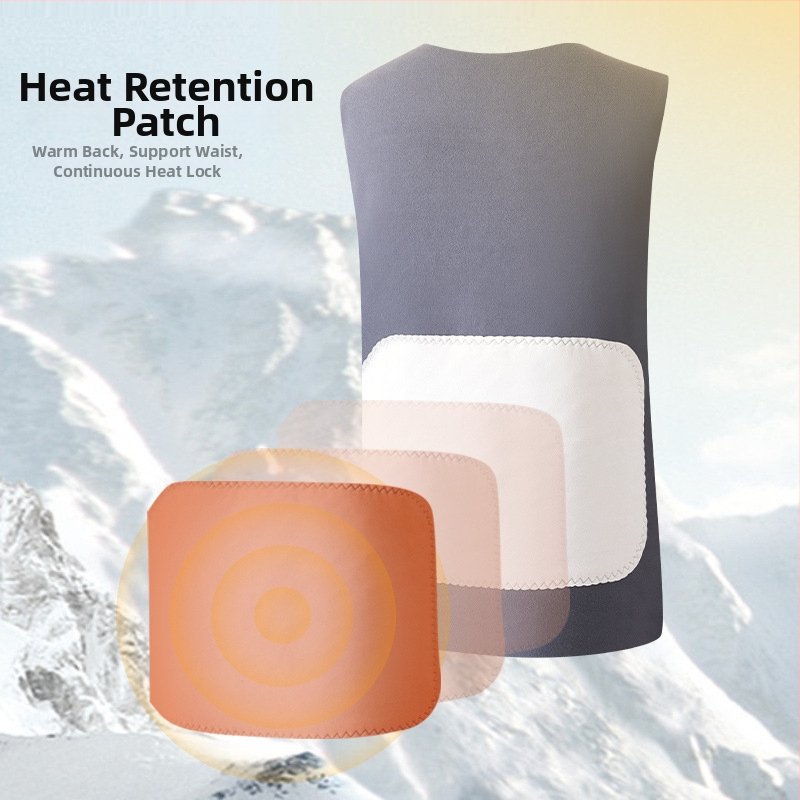 Vīriešu bieza termo veste ar flīsa iekšpusi, ar patch, U kakla izgriezums, pulovera stila bez rāvējslēdzēja, 70-80% poliesters, 201-250 g/m²