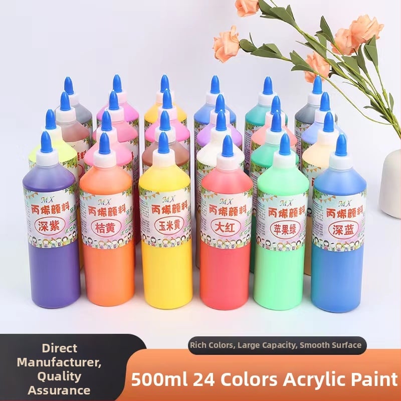 Manxuan akrilinės dažai, propileno pagrindas, 1 pakuotė, dažymui