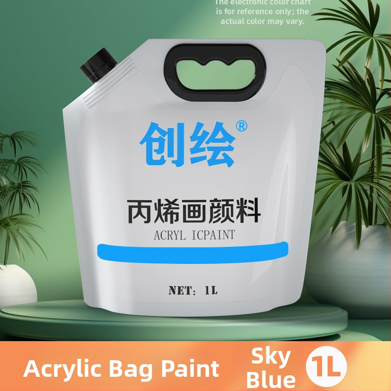 Texturált falakhoz készült akril pigment zacskó – vízálló, fakulásálló, textúrált falakhoz ideális