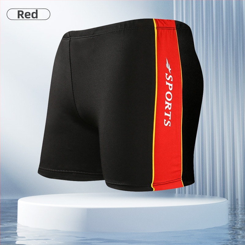 Vyriski plaukimo šortai laisvo kirpimo bokserio stilius (Prekės ženklas Baiya; Milk Silk audinys; 82% poliesteris; 150 g; pamušalas 100% poliesteris)