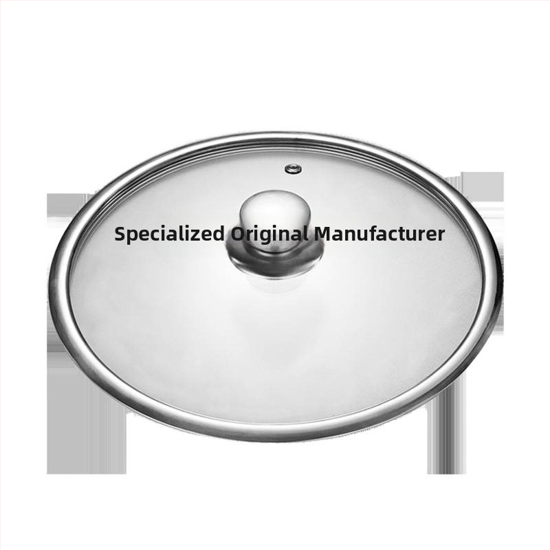 Stiklinis dangtelis T tipo keptuvėms ir wok, universalus, svoris iki 1 kg, šiuolaikiškas minimalistinis stilius