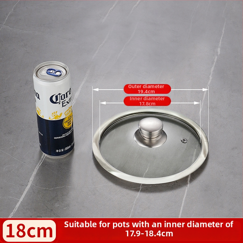 Stiklinis dangtelis T tipo keptuvėms ir wok, universalus, svoris iki 1 kg, šiuolaikiškas minimalistinis stilius