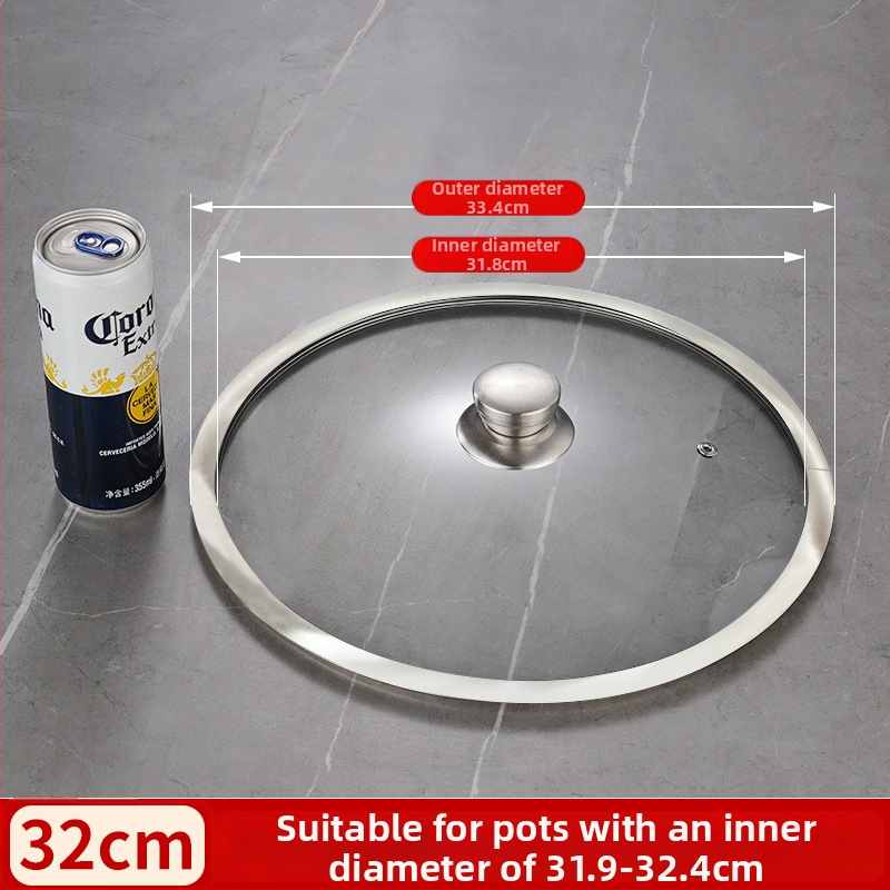Stiklinis dangtelis T tipo keptuvėms ir wok, universalus, svoris iki 1 kg, šiuolaikiškas minimalistinis stilius