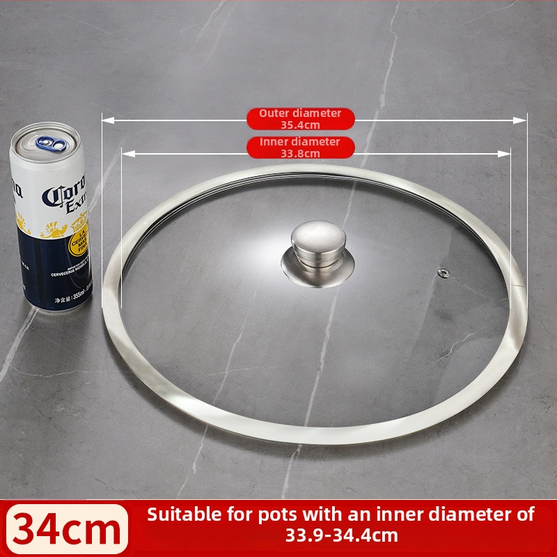 Stiklinis dangtelis T tipo keptuvėms ir wok, universalus, svoris iki 1 kg, šiuolaikiškas minimalistinis stilius