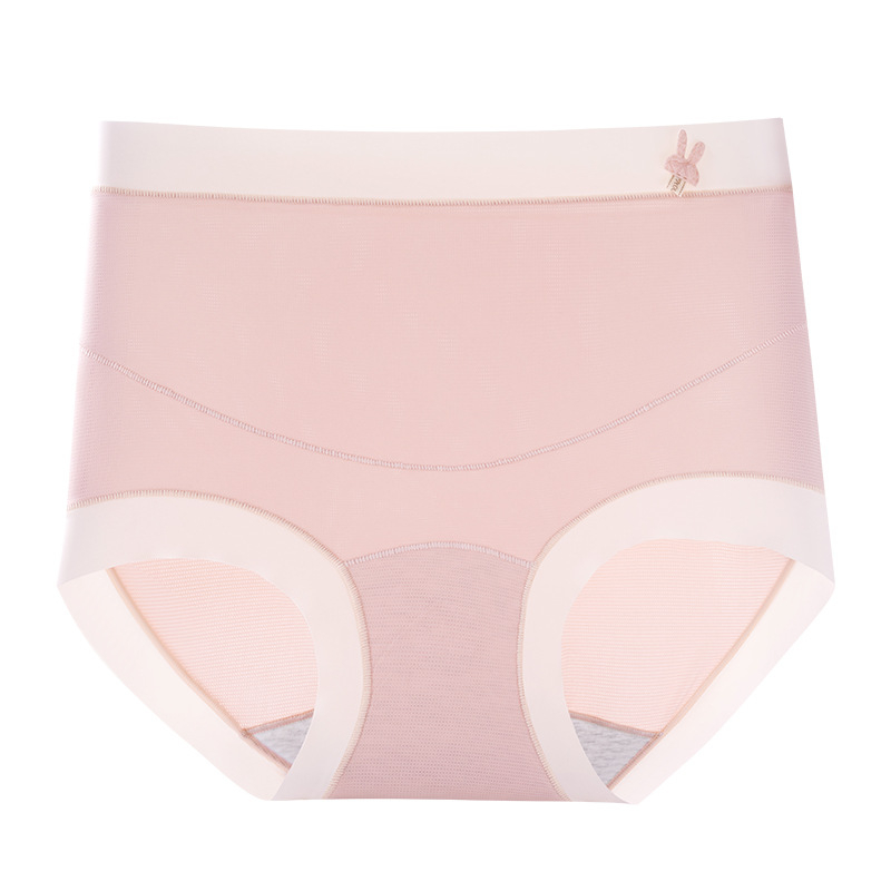 Nėščiųjų apatinių drabužių rinkinys, kvėpuojantis antibakterinis Ice Silk audinys, aukštos juosmens kelnaitės, 100% medvilnės įdėklas tarpkojyje vasarai