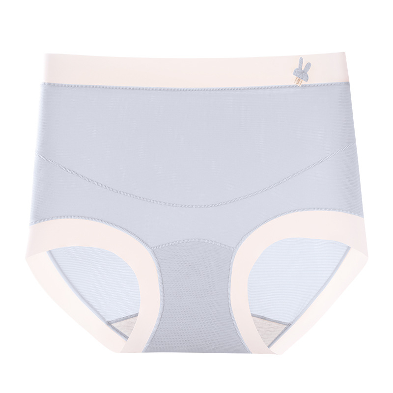 Nėščiųjų apatinių drabužių rinkinys, kvėpuojantis antibakterinis Ice Silk audinys, aukštos juosmens kelnaitės, 100% medvilnės įdėklas tarpkojyje vasarai