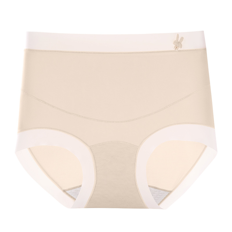 Nėščiųjų apatinių drabužių rinkinys, kvėpuojantis antibakterinis Ice Silk audinys, aukštos juosmens kelnaitės, 100% medvilnės įdėklas tarpkojyje vasarai