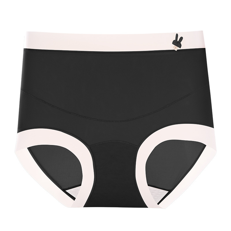 Nėščiųjų apatinių drabužių rinkinys, kvėpuojantis antibakterinis Ice Silk audinys, aukštos juosmens kelnaitės, 100% medvilnės įdėklas tarpkojyje vasarai