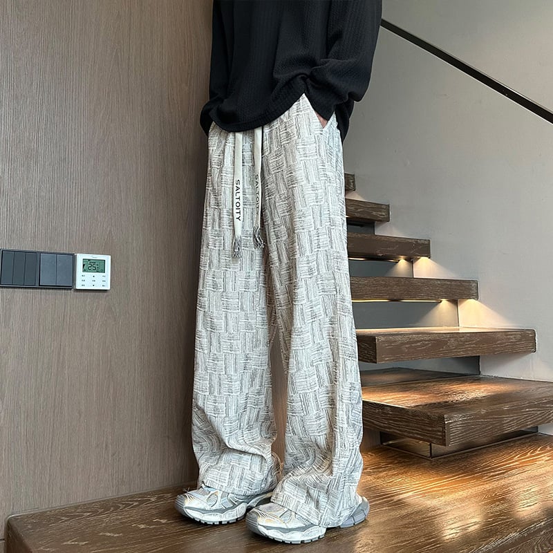 Pantaloni casual corduroy pentru bărbați, lungi până la podea, talie medie, croială lejeră, uscare rapidă