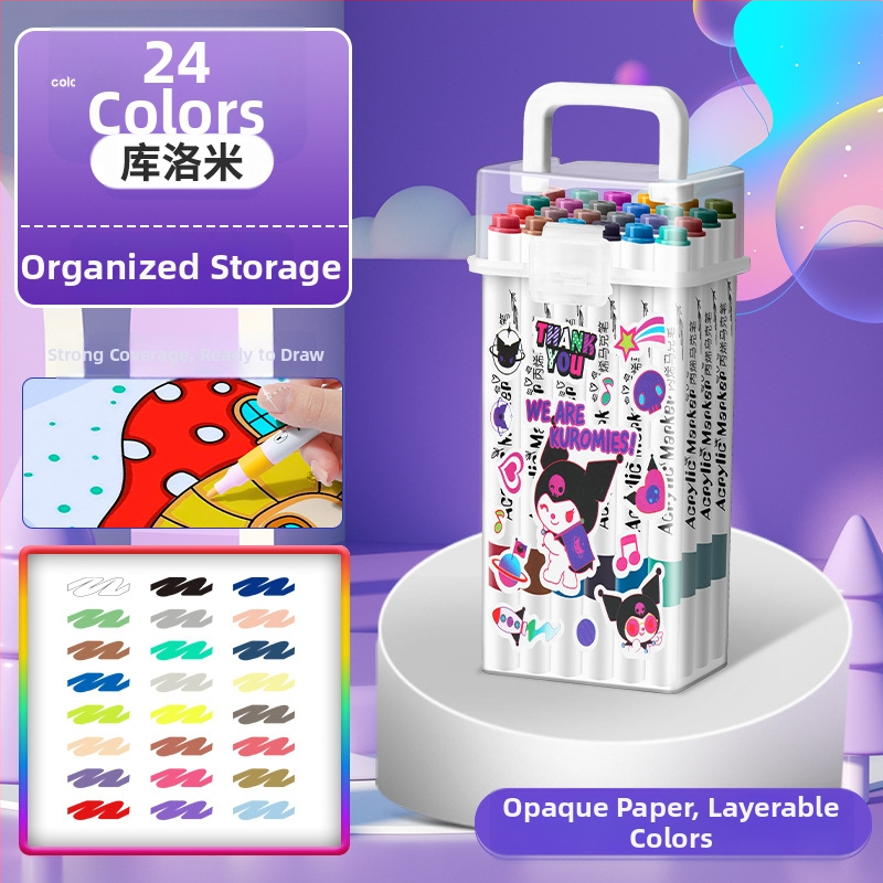 Akrilinis žymeklis vaikams — atsparus vandeniui, plaunamas, DIY akvarelės žymeklis