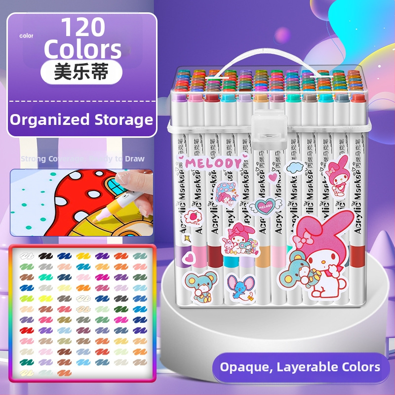 Akrilinis žymeklis vaikams — atsparus vandeniui, plaunamas, DIY akvarelės žymeklis