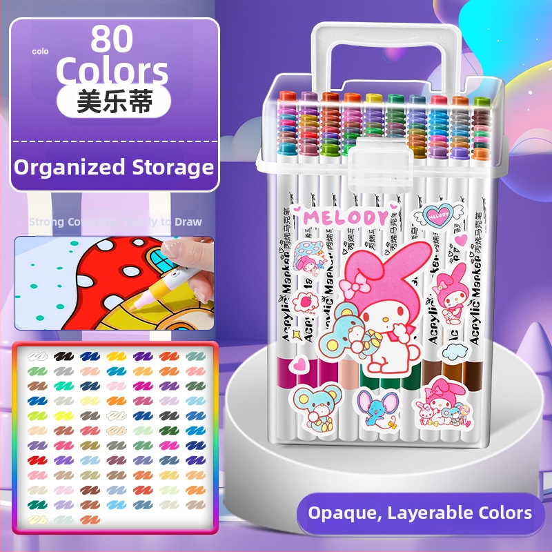 Akrilinis žymeklis vaikams — atsparus vandeniui, plaunamas, DIY akvarelės žymeklis