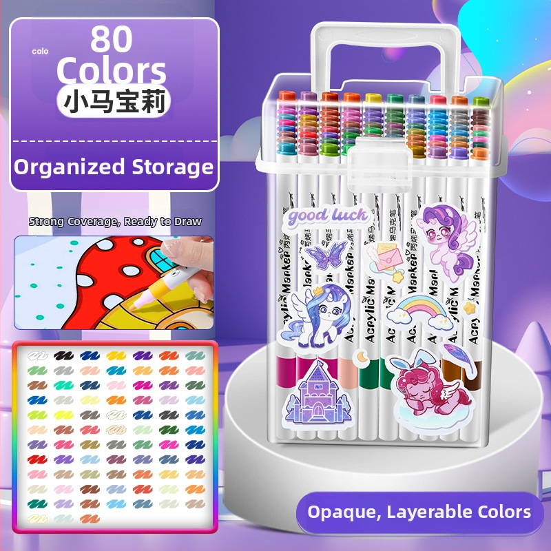 Akrilinis žymeklis vaikams — atsparus vandeniui, plaunamas, DIY akvarelės žymeklis