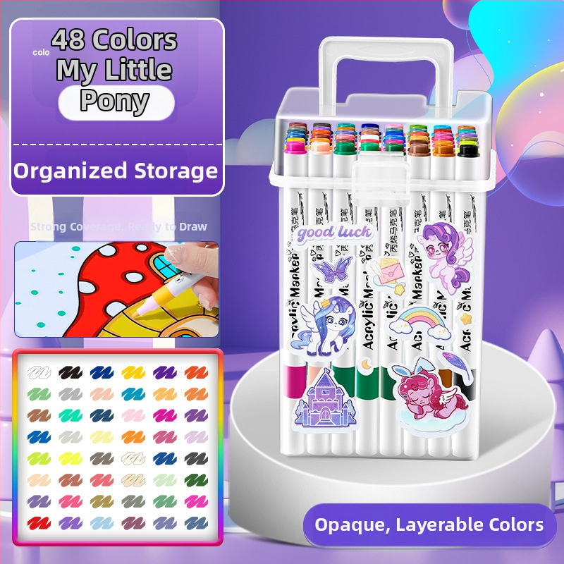 Akrilinis žymeklis vaikams — atsparus vandeniui, plaunamas, DIY akvarelės žymeklis