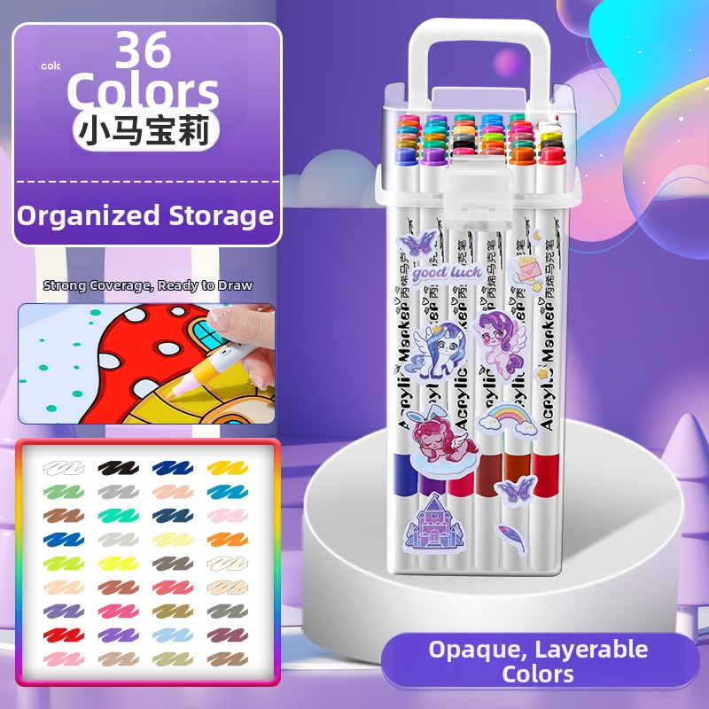 Akrilinis žymeklis vaikams — atsparus vandeniui, plaunamas, DIY akvarelės žymeklis