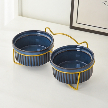 JUNPUN Κεραμικό μπολ γάτας – Μπολ για φαγητό και νερό γάτας, 20 τεμάχια σε συσκευασία, αξεσουάρ κατοικίδιων