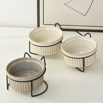 JUNPUN Κεραμικό μπολ γάτας – Μπολ για φαγητό και νερό γάτας, 20 τεμάχια σε συσκευασία, αξεσουάρ κατοικίδιων