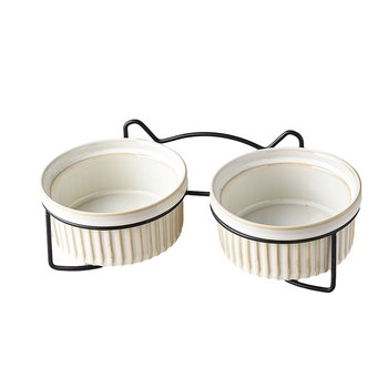 JUNPUN Κεραμικό μπολ γάτας – Μπολ για φαγητό και νερό γάτας, 20 τεμάχια σε συσκευασία, αξεσουάρ κατοικίδιων