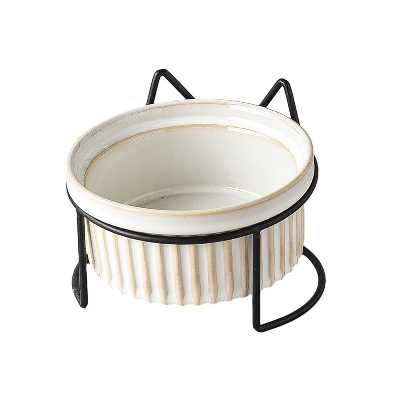 JUNPUN Κεραμικό μπολ γάτας – Μπολ για φαγητό και νερό γάτας, 20 τεμάχια σε συσκευασία, αξεσουάρ κατοικίδιων