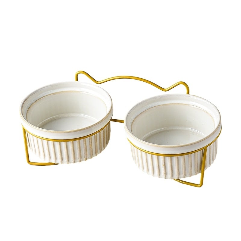 JUNPUN Κεραμικό μπολ γάτας – Μπολ για φαγητό και νερό γάτας, 20 τεμάχια σε συσκευασία, αξεσουάρ κατοικίδιων