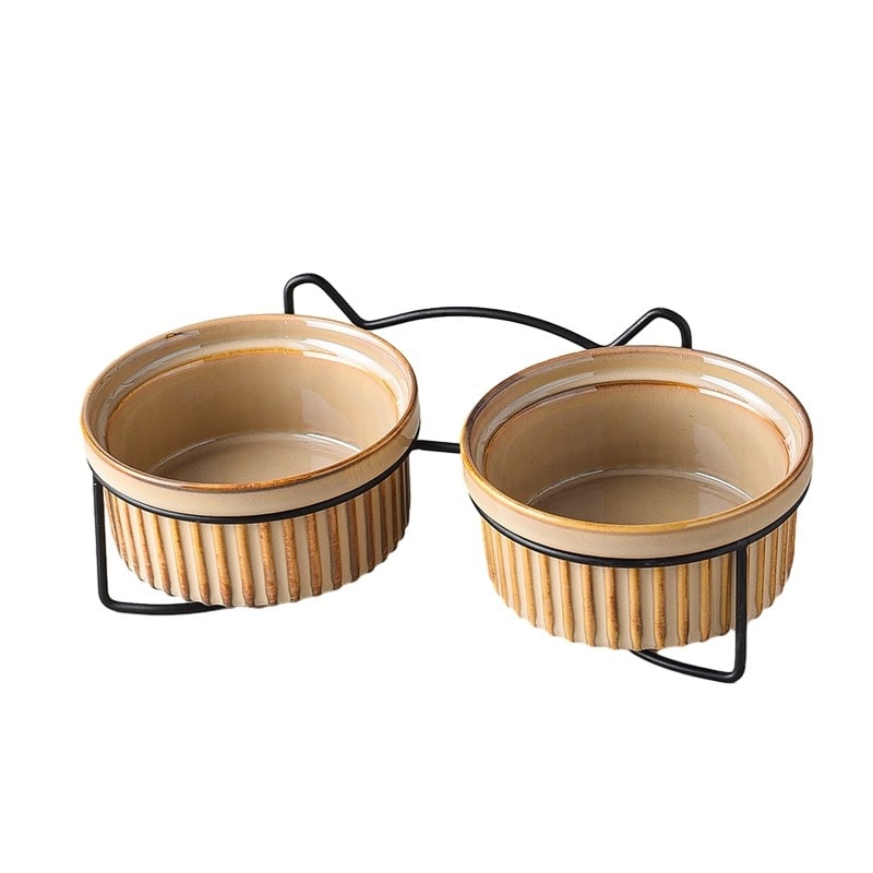 JUNPUN Κεραμικό μπολ γάτας – Μπολ για φαγητό και νερό γάτας, 20 τεμάχια σε συσκευασία, αξεσουάρ κατοικίδιων