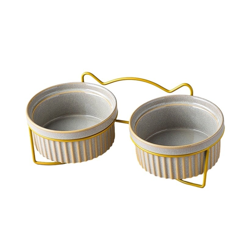 JUNPUN Κεραμικό μπολ γάτας – Μπολ για φαγητό και νερό γάτας, 20 τεμάχια σε συσκευασία, αξεσουάρ κατοικίδιων