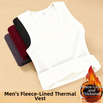 Termiline varrukateta vest fleece voodriga, vaba lõige, polüesterkangas, sügis 2025