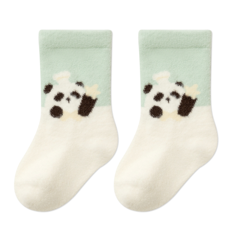 Gyerek zokni téli hónapra, fleece belsővel, vastagított, mindkét oldalú velúrral, középmagas hosszú, uniszex, kisgyermekeknek.