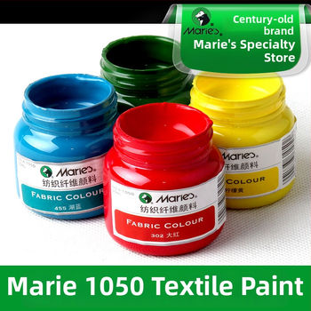 Tekstilės pigmentų dažai su augaliniais pigmentais – 50 ml buteliuke, atsparūs vandeniui, išblukimui